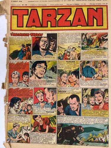 Tarzan N° 100. - 15 Aout 1948