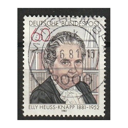 Timbre Oblitéré Allemagne Deutsche Bundespost, Centième Anniversaire D' Elly Heuss-Knapp 1981 N° 914