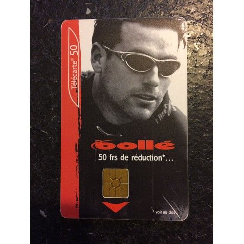 Télécarte 50u Bollé Homme