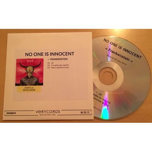 No One Is Innocent - Frankenstein 3-Trk - Cds - Promo