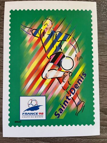 Carte Postale - Mondial 1998 - Foot - Saint-Denis - Prêt À Poster - 10x15cm