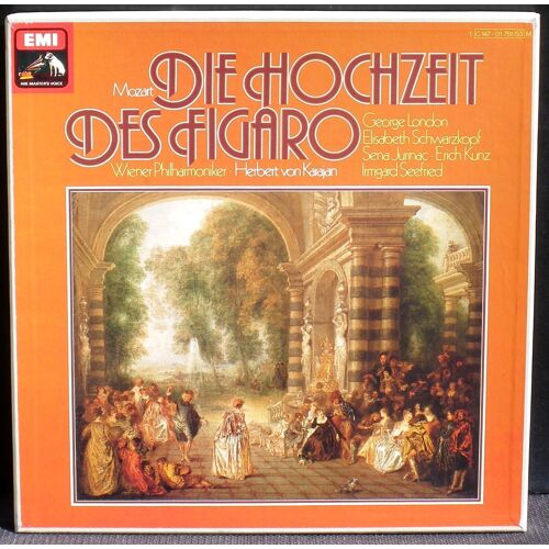 Mozart Die Hochzeit Des Figaro Karajan 52 3 X Lp & Bx Nm Clearaudio Cleaning