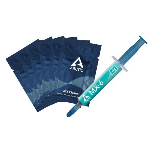 ARCTIC MX-6 4g avec lingettes MX Cleaner - Pâte thermique