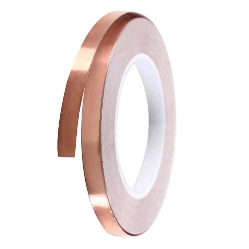 Rouleau De 30 Mètres De Ruban De Feuille De Cuivre De 10 Mm De Large