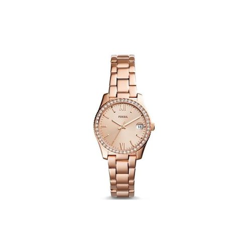 Fossil Montre Ip-Rosé Analogique Femmes Scarlette Mini Es4318