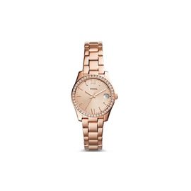 Fossil Montre Ip-Rosé Analogique Femmes Scarlette Mini Es4318