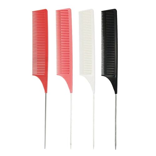 4 Pcs Fine Weave Highlighting Foiling Hair Comb For Salon Dyeing Hair Combs