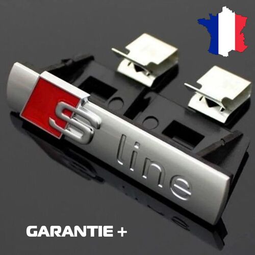 Logo S Line Calandre Emblème Silver Mate Sline