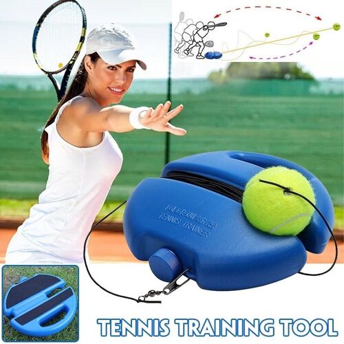 Balle De Tennis Multifonction Outil D'entraînement Balle De Tennis Auto-Apprentissage Rebond Avec Plinthe D'entraîneur De Tennis