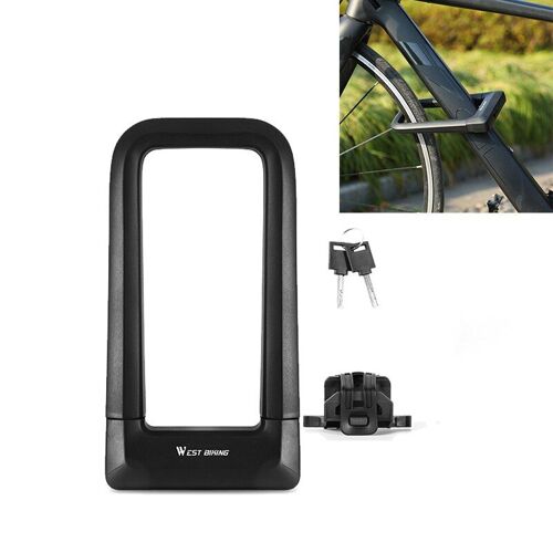 Serrure À Clé Universelle En Silicone En Forme De U Pour Vélo, En Alliage, Étanche Et Anti-Collision, Équipement De Conduite