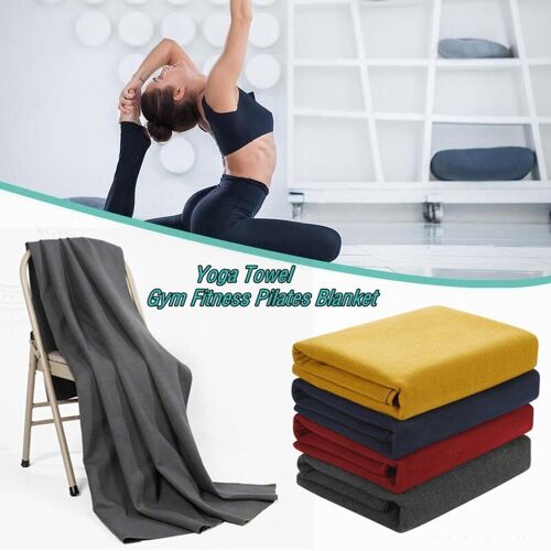 Serviette De Yoga En Laine, Couverture Pliable Pour Tapis De Sport, Fitness, 200x150cm
