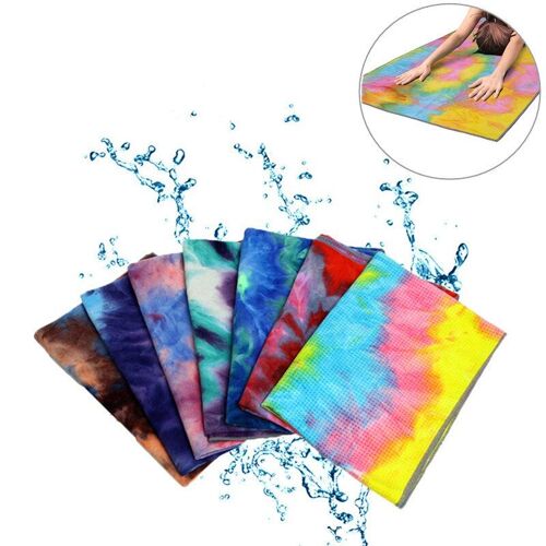 Tapis De Yoga Antidérapant, Couverture Imprimée, Serviette De Fitness Pour Sport En Plein Air Voyage Exercice, 183x63cm
