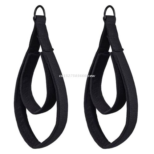 2 Boucles En Une, Doublure Extra Confortable, Sangles De Yoga Haute Compatibilit?, Sangles Robustes, Pilates, Double Boucle