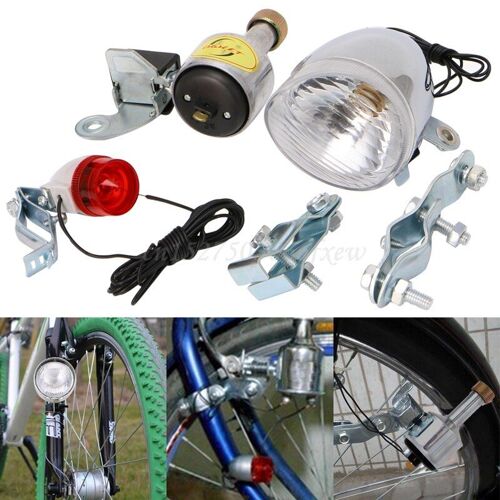 Feu Arrière De Vélo Motorisé Avec Générateur De Dynamo Et Accessoires