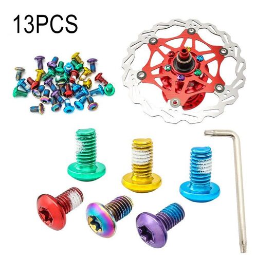 Vis À Disque Torx T25 En Acier Pour Vélo De Montagne, Légère, Ne Se Décolore Pas Facilement, Fixation Du Disque De Frein