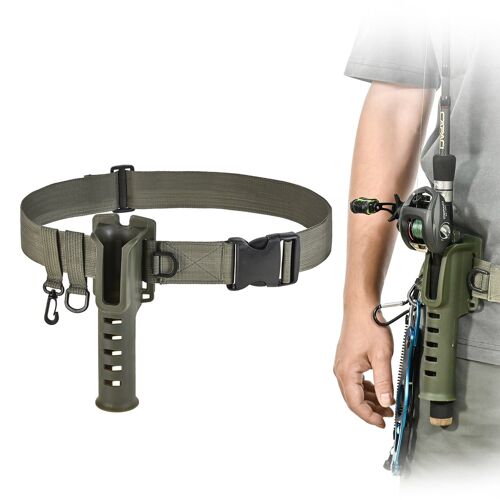 Vente Chaude Canne À Pêche Ceinture De Soutien Du Ventre Porte-Canne À Pêche Debout Pôle Porte-Canne À Pêche Réglable Ceinture