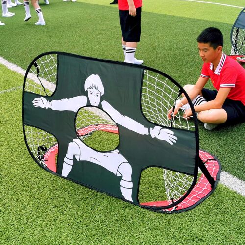 Mini Filet De But De Football Pour Enfants, 2 En 1, Pliable, Avec Sac De Transport