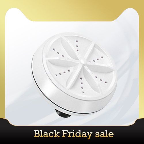 Machine à laver à ultrasons Turbo Portable, Mini Machine à laver à bulles d'air et rotative pour voyage