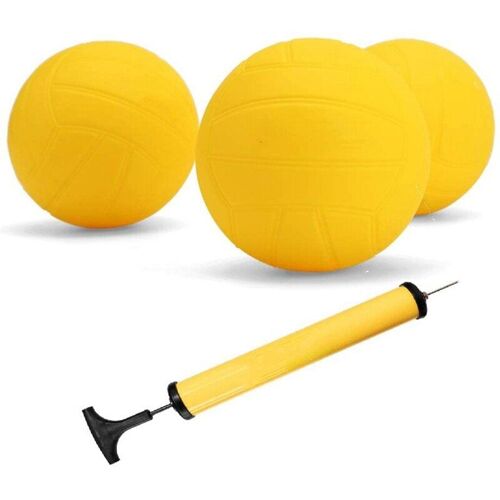 Boule De Jeu De Volley-Ball, Boules De Compétition Remplaçables, Mini-Volley-Ball Avec Pompe, Lot De 3