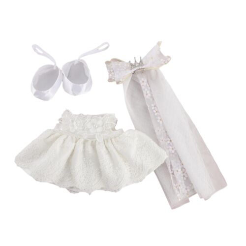 38cm Poupée Vêtements Robe De Mariée Habiller Fille Poupée Vêtements Pour Enfants Anniversaire