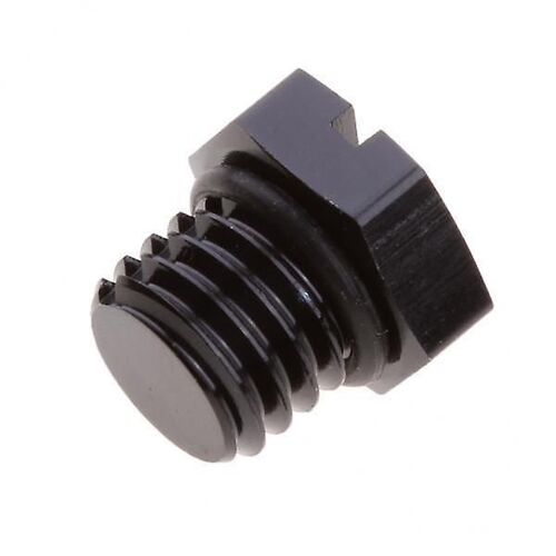 2x Air Bleeder Screw For Duramax Diesel Fuel Filter Housing 2001-2016 Black