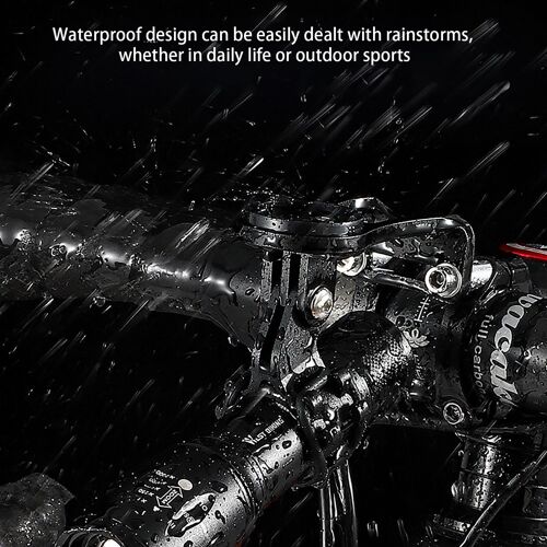 Puissant Phare De Vélo, Lampe Torche Anti-Éblouissement, Support De Chronomètre, Équipement De Vélo Rechargeable Par Usb Pour Les Navetteurs