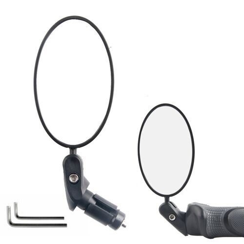 Rétroviseur De Vélo Hd Rotatif 360, Miroir De Sécurité Hd Réglable, Pour Route De Montagne