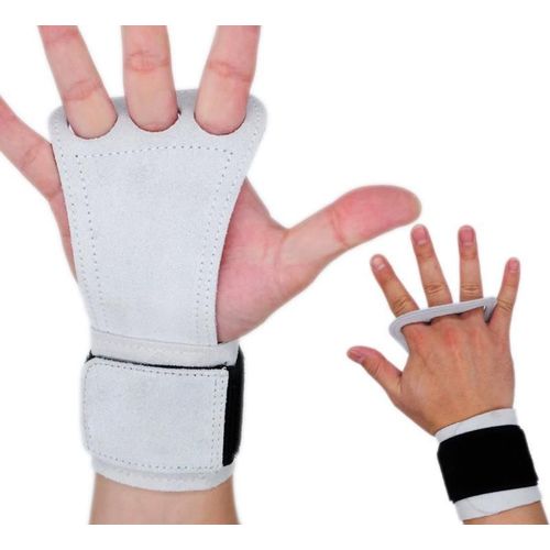 Gants De Gymnastique En Cuir Naturel Pour Hommes Et Femmes, Protège-Paume Pour Tirer Vers Le Haut, Avec Dragonne