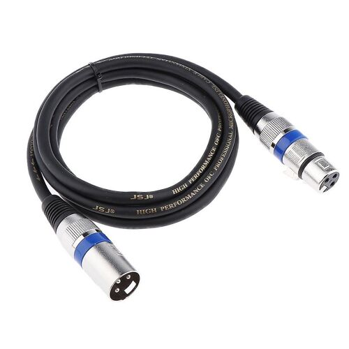 3-Pin XLR Male to Female XLR Microphone Mixer Speaker Audio Cable 150cm