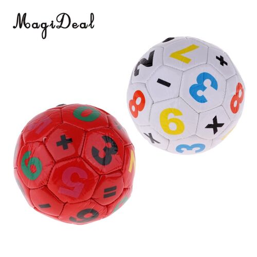 Ballon De Football Unisexe Pour Enfants, Aide À L'entraînement, Taille 2, 2 Couleurs