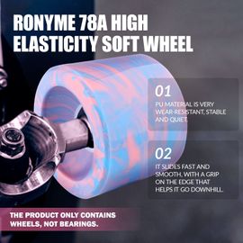 Roues De Skateboard Haute Performance En Pu 78a, 4 Pièces, Remplacement, Accessoires, Abec-9