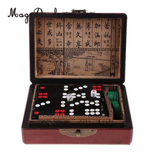 Cadeau D'anniversaire, Jeu De Tuiles Pai Gleow Chinois, Casino Pour Fête, Divertissement, Jeux De Société, Jouet Amusant Pour Fête, Accessoire De Club De Pub
