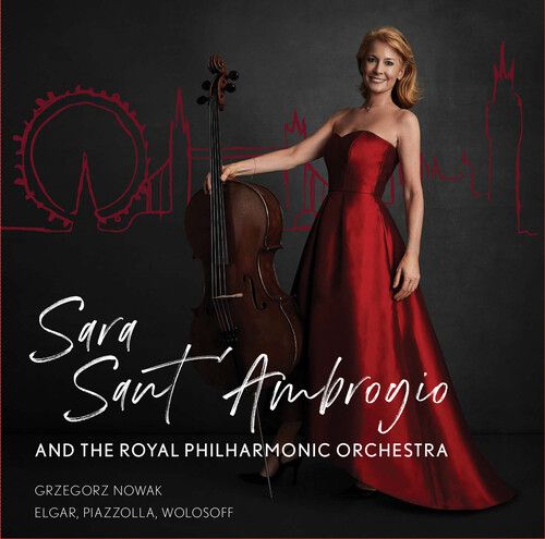 Sara Sant'ambrogio - Elgar Piazolla Wolosoff [Cd]