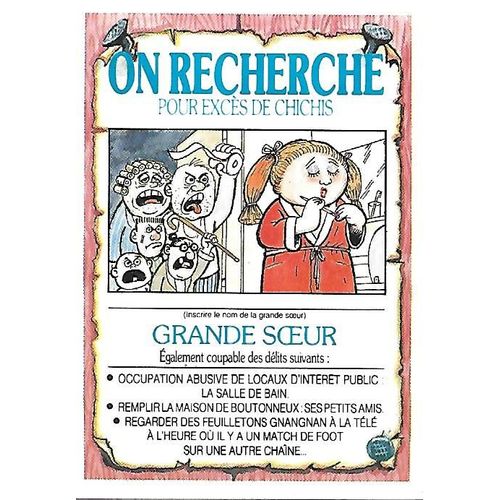 Les Crados - On Recherche - Grande Soeur -