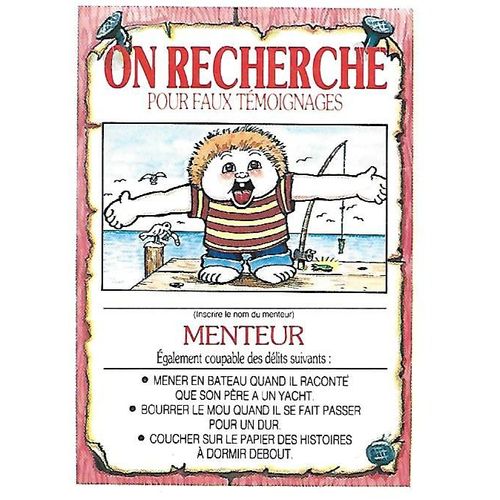 Les Crados - On Recherche - Menteur -