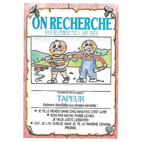 Les Crados - On Recherche - Tapeur -