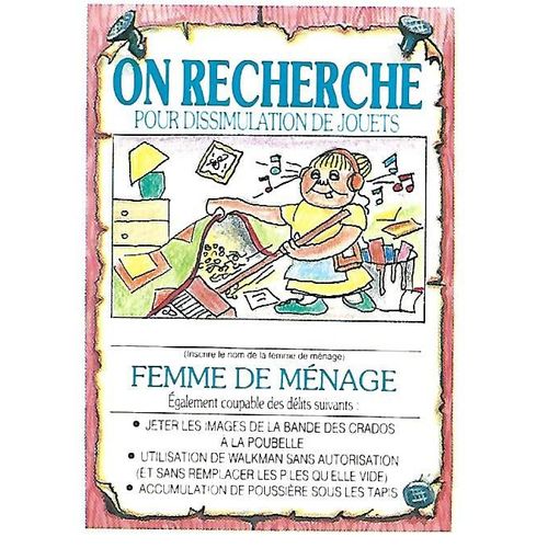 Les Crados - On Recherche - Femme De Ménage -