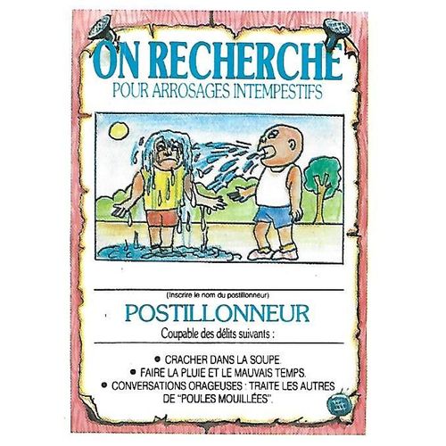 Les Crados - On Recherche - Postillonneur -