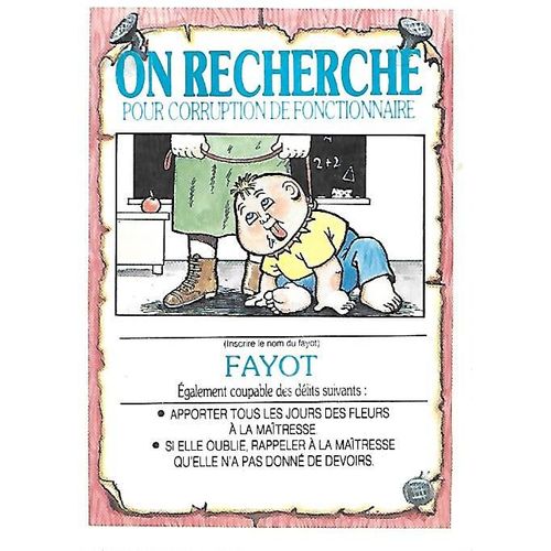 Les Crados - On Recherche - Fayot -