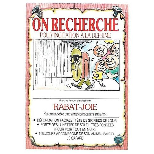 Les Crados - On Recherche - Rabat Joie -