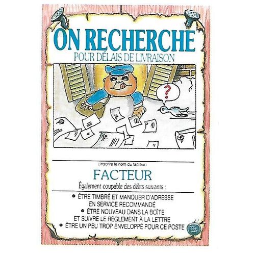 Les Crados - On Recherche - Facteur -