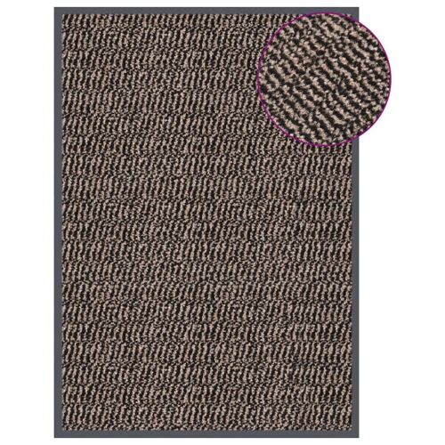 Vidaxl Paillasson Touffet¿¿ 40x60 Cm Marron Fonc¿¿