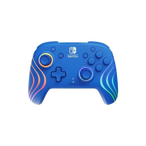Pdp - Manette Filaire Afterglow Wave Bleu Pour Nintendo Switch Et Switch Oled