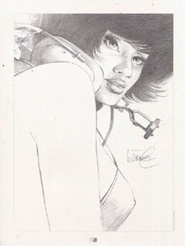 Affiche / Poster - Vance - Crayonné Jones Pilote 400 Ex N°/S - 30x40cm