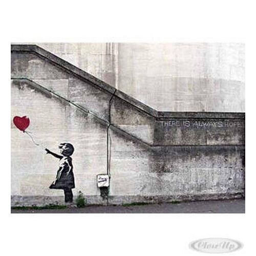 Affiche / Poster - Banksy - Hope Girl With Red Ballon - 42x59cm
