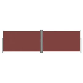 Vidaxl Auvent Latéral Rétractable Marron 160x600 Cm