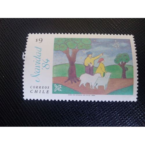 Timbre Chili Yt 681 Bergers . Ruth Flores Rival (14 Ans) 1984 ( 110806 )