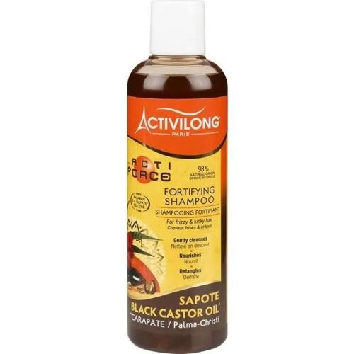 Shampooing Fortifiant - Activilong - Actiforce - Carapate Et Sapote - 250 Ml - 98% D'origine Naturelle 