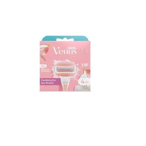 Gillette - Venus - Comfortglide Spa Breeze - Lot De 4 Lames De Rasoir 