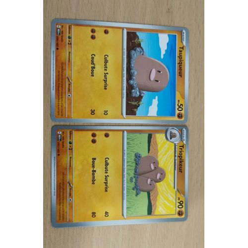 Taupiqueur 050/165 & Triopikeur 051/165 - Pokemon 151 - Mew Ev3.5